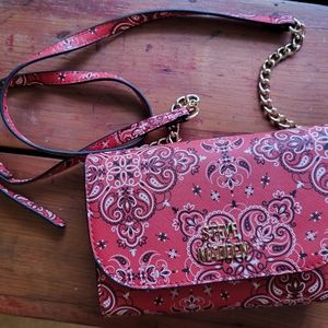 STEVE MADDEN BANDANA PRINT CROSSBODY PURSE